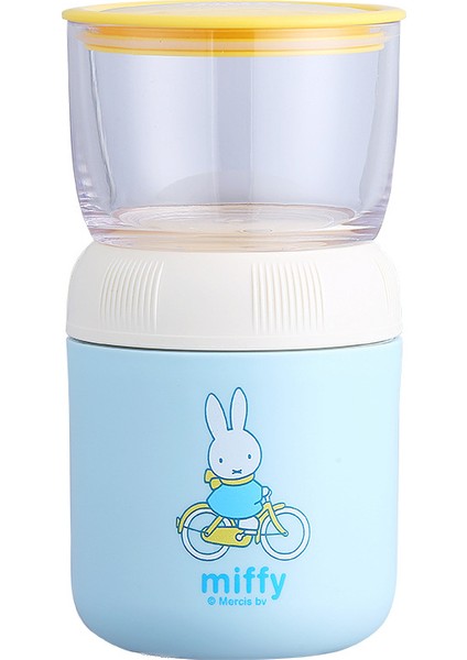 Miffy 304 Paslanmaz Çelik Çorba Bardağı Çok Amaçlı Çift Katmanlı Çocuk Kahvaltı Bardağı (Yurt Dışından)