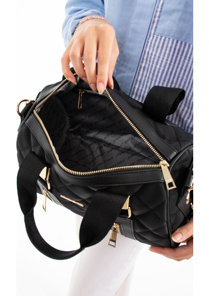 Kadın Büyük Boy Spor Model Kapitone 4 Gözlü Uzun Askılı El & Omuz Çantası 7041 modelleri