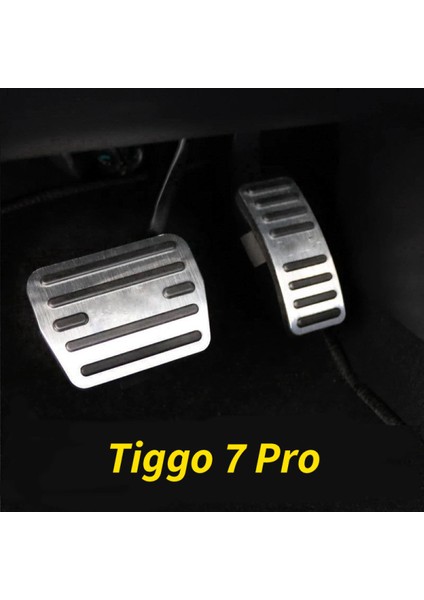 Chery Tiggo 7 Pro Spor Metal Pedal Seti Aksesuar