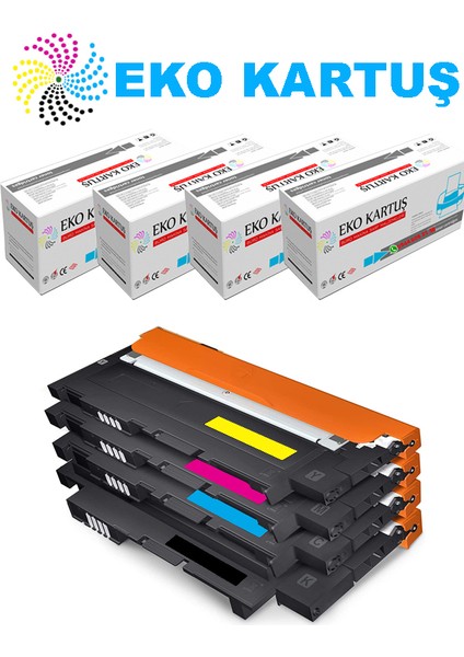 Eko Kartuş Samsung Xpress C480FW CLT-K404 Set 4 Renk Muadil Toner