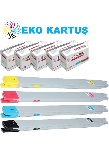 Samsung Multixpress C9201N CLT-809 Muadil Toner Toner 4 Renk Set