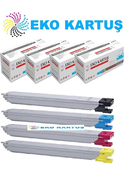Samsung Multixpress C9201N CLT-809 Muadil Toner Toner 4 Renk Set