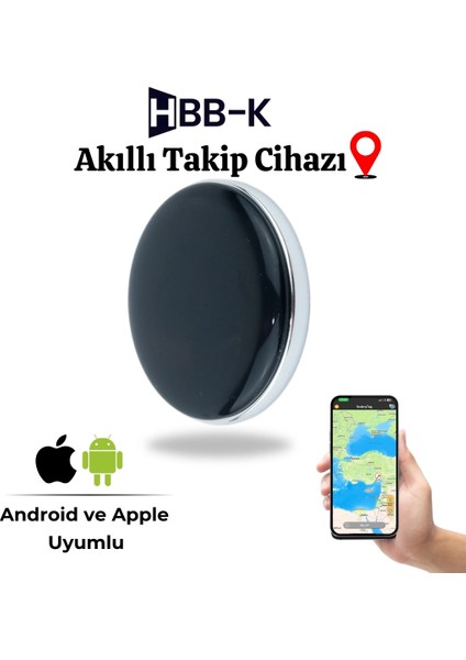 Ios & Android Uyumlu Airtag Akıllı Takip Cihazı(Anahtar Kılıf Hediyeli)