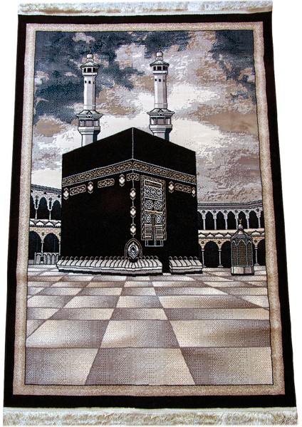 Kabe Desenli Lüks Çeyizlik Halı Tipi Dokuma Seccade