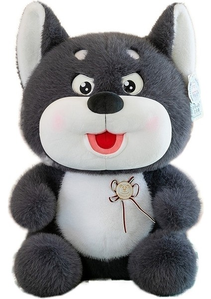 Karikatür Altın Vizon Husky Peluş Oyuncak Çocuk Uyku Yastığı (Yurt Dışından)