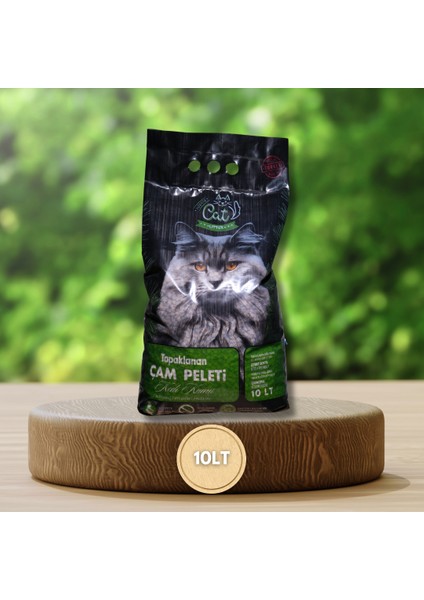 10 Lt Topaklanan Çam Peleti Kedi Kumu ( 10 Lt 4-5 kg )