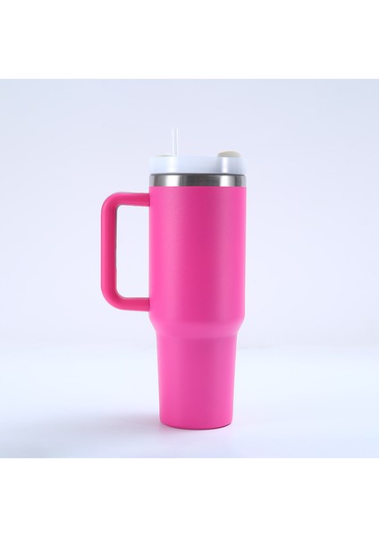 Paslanmaz Çelik Saplı Pipetli Termos Bardak 40oz (Yurt Dışından)
