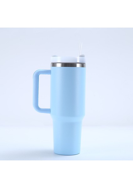Paslanmaz Çelik Saplı Pipetli Termos Bardak 40oz (Yurt Dışından)