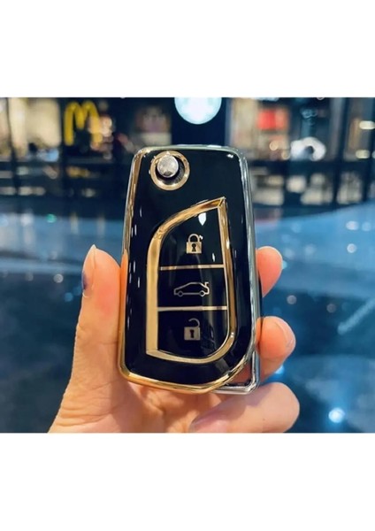 Toyota Corolla Auris Yaris Verso Avensis Aygo Hilüx Nano Anahtar Koruma Kılıfı