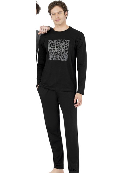 Pamuklu Erkek Pijama Takım