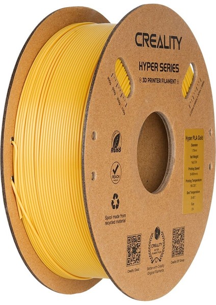 Creality Hyper Pla Altın Filament 1.75MM 1kg