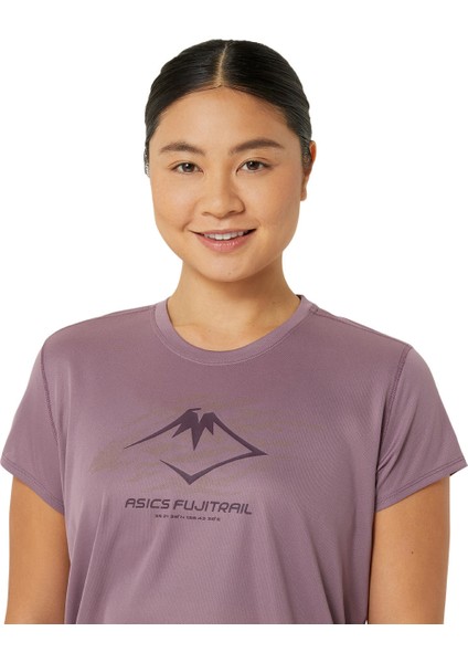 Fujitrail Logo Ss Top Kadın Gri Kısa Kollu Tshirt 2012C971-501