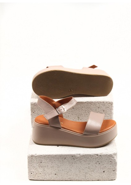 Dina Grata - Kadın Buz Hakiki Deri Sandalet indirimleri