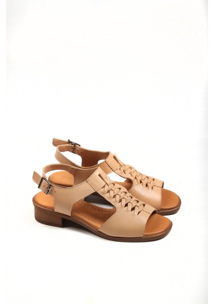 Dina Grata-Kadın Nut Hakiki Deri Sandalet modelleri