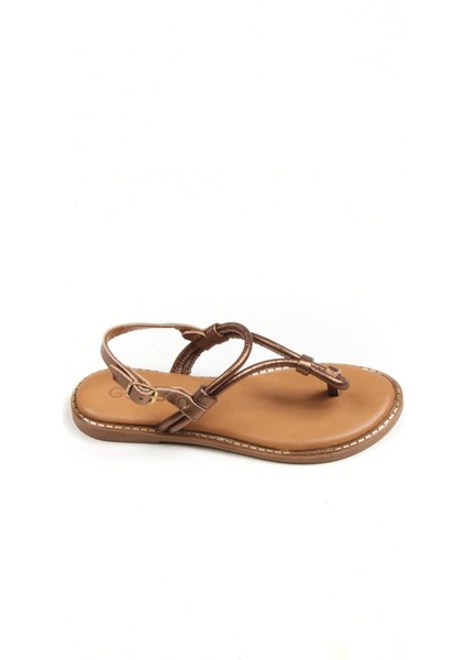 Kadın Bakır Hakiki Deri Sandalet fırsatları