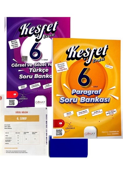 6.sınıf Keşket Parağraf+Görsel Sözel Yetenek-Yeni-(Okyanus Deneme+Silgi )