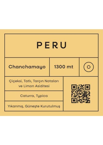Peru Filtre Kahve - 250 gr fiyatları