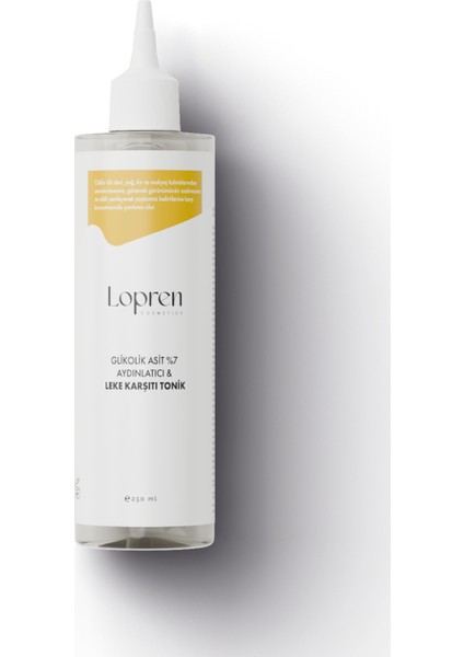 Glikolik Asit Aydınlatıcı Leke Karşıtı Tonik 250 ml