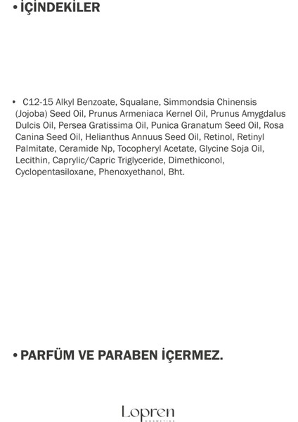 Retinol 0.5% Cilt Bakım Serumu 30 Ml