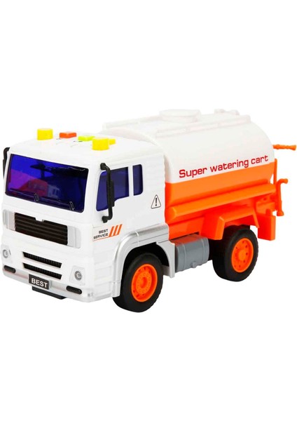 Sesli ve Işıklı Çevre Araçları 20 Cm. - Su Tankeri