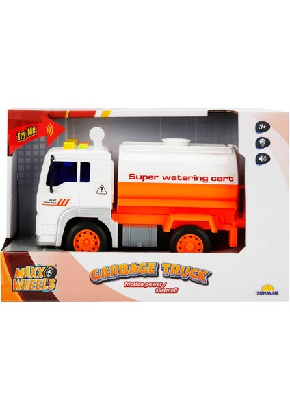 Sesli ve Işıklı Çevre Araçları 20 Cm. - Su Tankeri modelleri