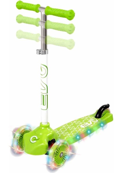 Hti Toys Evo 3 Tekerlekli Move'n Groove Işıklı Yeşil Scooter