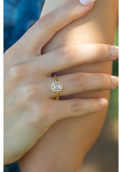 Çıtır Sonsuzluk Baget Altın Yüzük CGKYZK0230 fiyatları