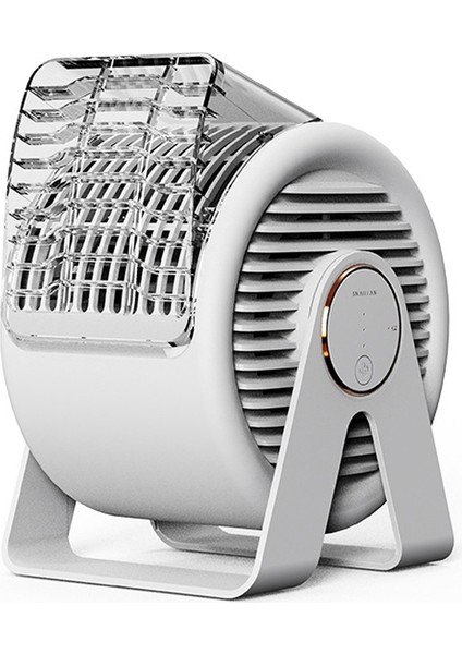 F7 Salyangoz Şekilli Masaüstü Mini Kanatsız Hava Sirkülasyon Fanı F7 (Beyaz) (Yurt Dışından)