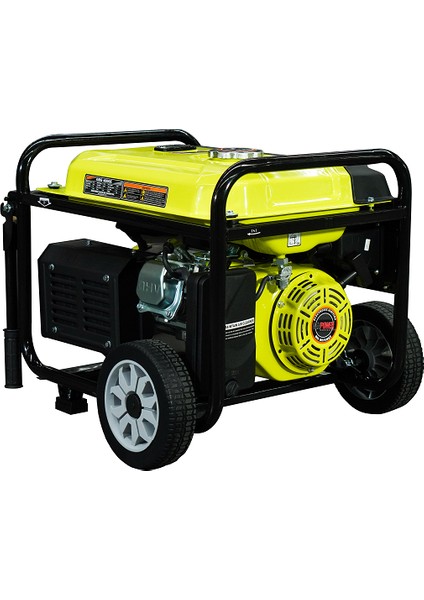 Gbg 4000 E V3 Model 4 Kva Benzinli İpli / Marşlı Tekerlekli Monofaze (220 Volt) Portatif Jeneratör