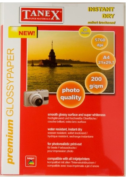 200 Gram A4 Fotoğraf Kağıdı 25 Adet