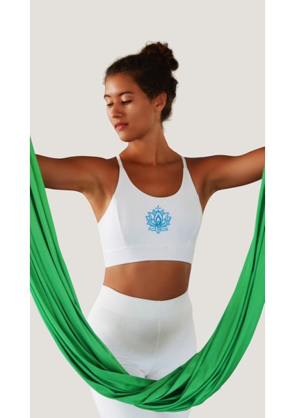 Crop Top Shanti Pamuklu Nakışlı