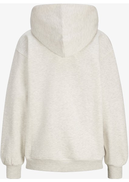 Jxjasmin Kadın Bej Sweatshirt 12262475-WHITEMELANGE