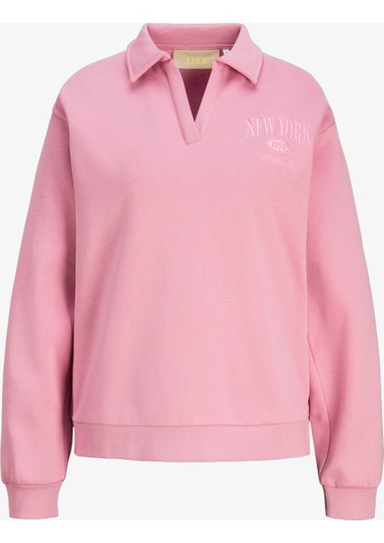 Jxpallas Kadın Pembe Sweatshirt 12262669-MOONLITEMAUVE