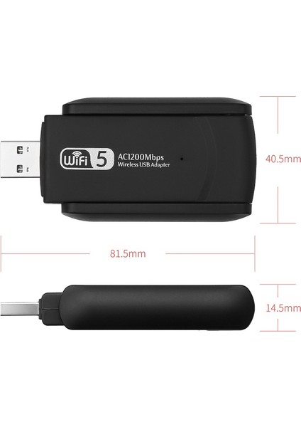 Grc Accessory USB 3.0 Wifi 5 Wireless Adaptör