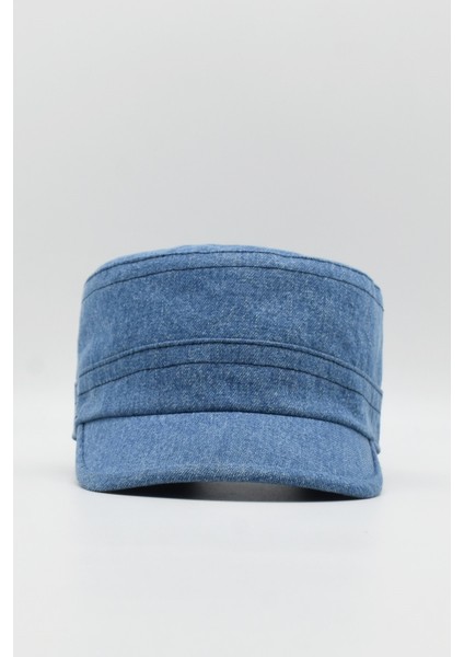 Erkek Kot Kasket Şapka Denim Taşlanmış