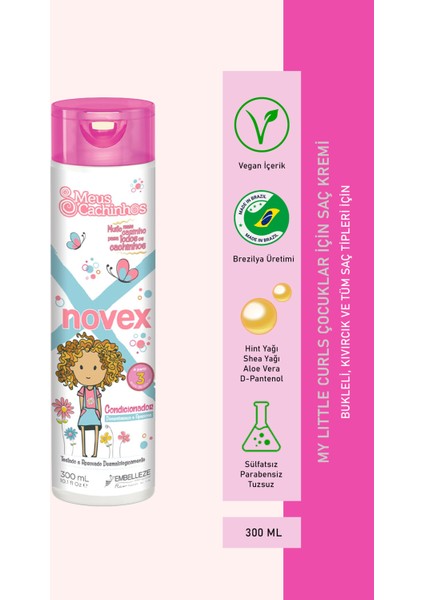 My Little Curls Çocuklar Için Bukle Belirginleştirici Saç Kremi 300ML