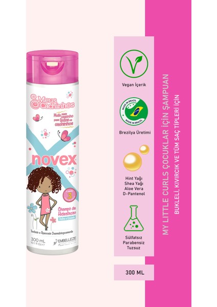My Little Curls Çocuklar Için Bukle Belirginleştirici Şampuan 300ML