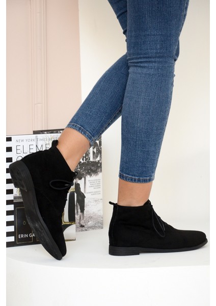 Rahat Kalıp Bağcıklı Kadın Bot&bootie 020-4070-22SÜET