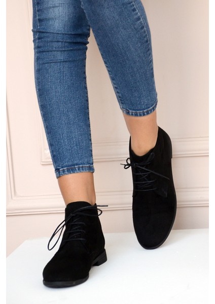 Rahat Kalıp Bağcıklı Kadın Bot&bootie 020-4070-22SÜET