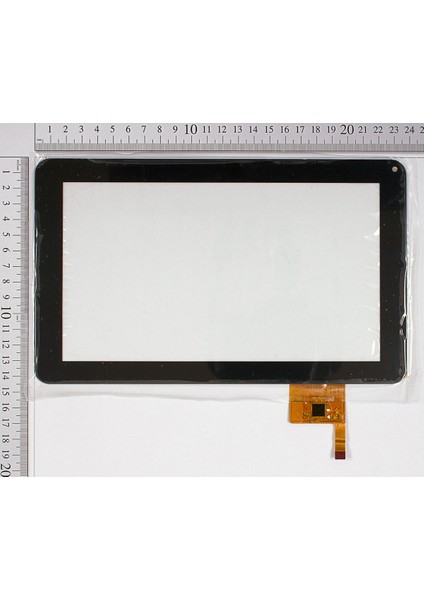 MF-195-090F-4 Dokunmatik Tablet Dokunmatiği Siyah Ekran Üst Camı