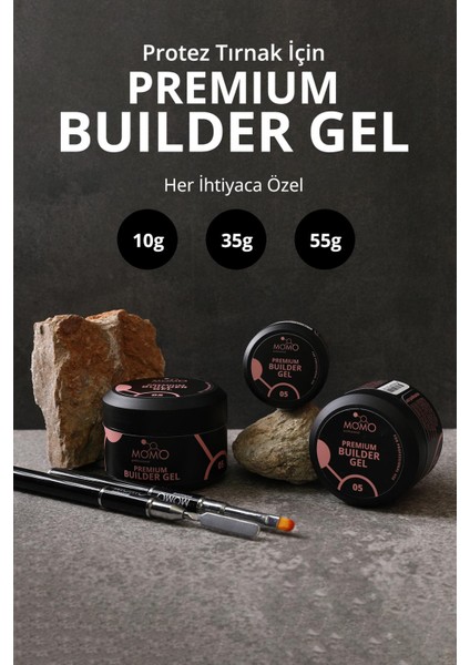 Momo Professional Premium Builder Gel No.5, Şeftali, 10 Gr