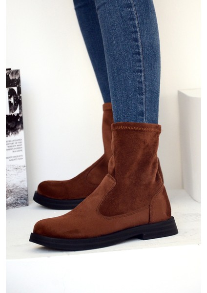 Kaymaz Taban Streç Kadın Bot&bootie 020-5115-22SÜET