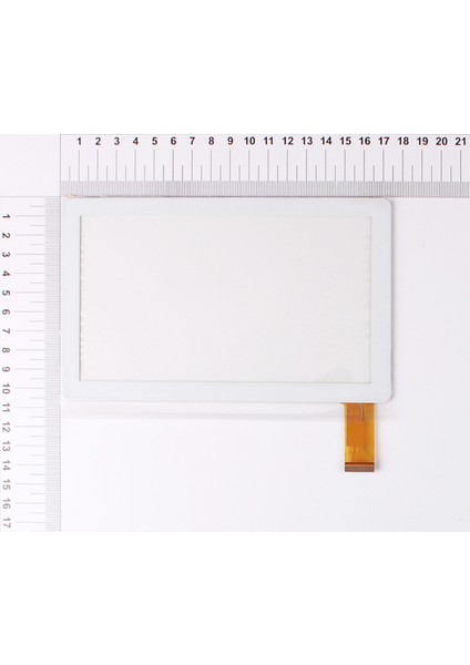 LC130423-1 Dokunmatik Tablet Dokunmatiği Beyaz Ekran Üst Camı