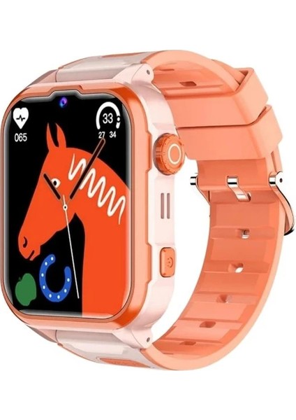 Görüntülü Konuşma - 4g Akilli Çocuk Saati Y65 (Pembe)