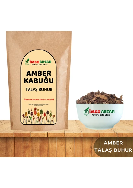 İmge Aktar Amber Kabuğu Talaş Buhur 100G