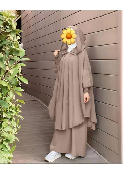 İqraa Fashion Yeni Sezon Kadın Için Tesettür Ferace Model G0277.