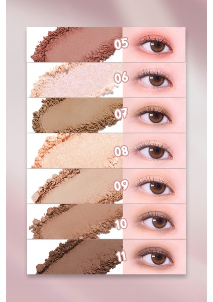 Mat ve Işıltılı Tonlar Barındıran Far Paleti Missha Mood Moment Palette (1 Rosy Rooftop)