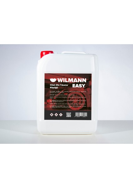 / Wilmann Easy Phnotr Oto Yıkama Şampuanı 20KG Konsantre 1/60