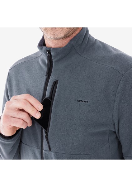 Quechua Erkek Outdoor Polar Mont - Gri - MH 500 indirimleri