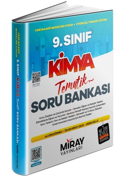 Miray Yayınları 9. Sınıf Kimya Tematik Konu Özetli Soru Bankası 2024 - 2025